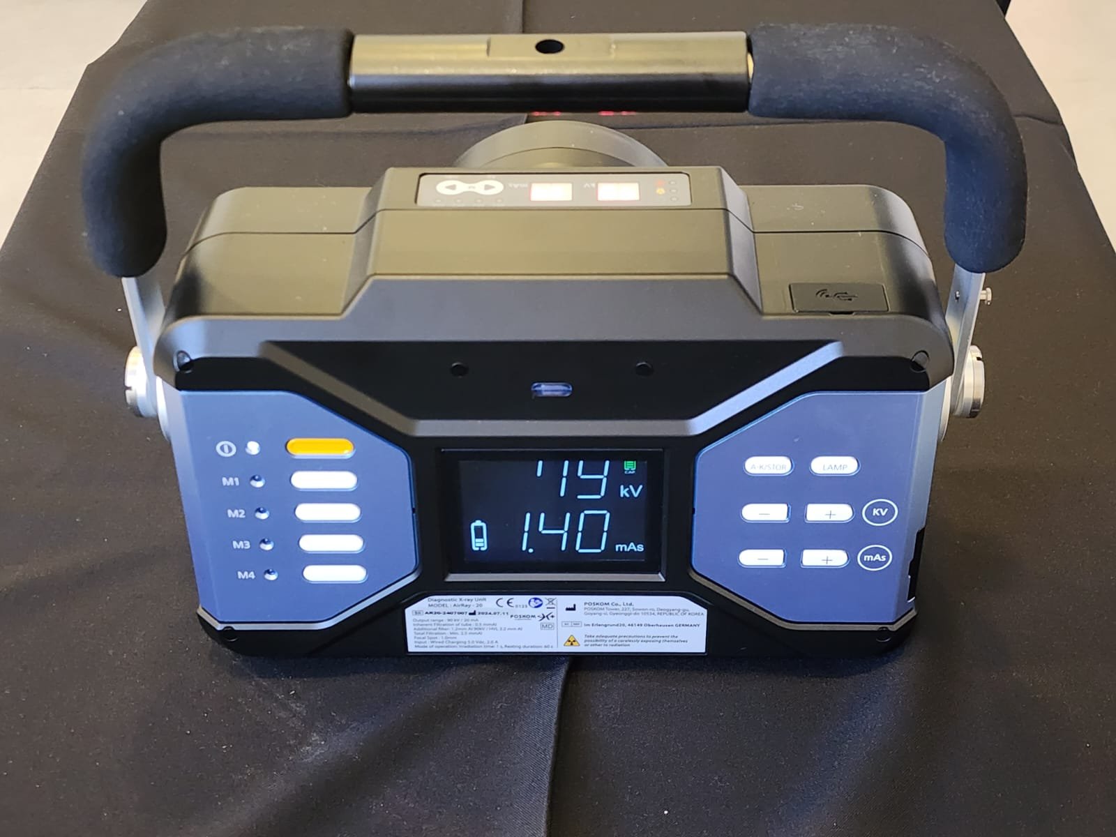 AirRay 20Ma a batería, equipo portátil de rayos x para radiografías a pie de cama